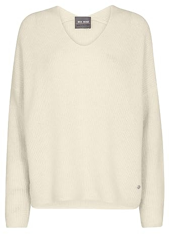 Mos Mosh MMThora V-Neck Knit 180 Ecru - S