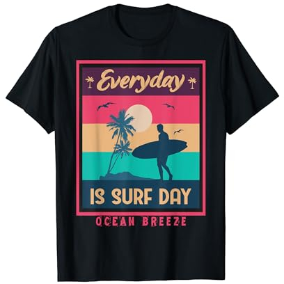 Surfen rund um die Uhr: Glückseligkeit im Alltag T-Shirt