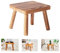 JETAINE Piccolo Sgabello in Legno, Mini Tavolo ad Angolo, Supporto per Piante, Sgabello per Interni per Bambini, Sgabello Poggiapiedi Portatile Rimovibile Tavolino per Piante da Appartamento Camera da