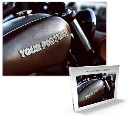 MyPuzzle Personalisiertes Puzzle mit eigenem Bild - 1000/500/200/100 Teile: Gestalte Dein individuelles Fotopuzzle für Geburtstage, Muttertag, Valentinstag & Hochzeiten - 100 Teile (Querformat).