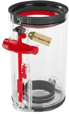 AiLomey Staubbehälter Ersatzteile für Dyson V10, Ersatzteile Staubsauger Staubeimer für Dyson SV12, Behälter Staubeimer Zubehör von hoher Qualität, Teilenummer 969509-01