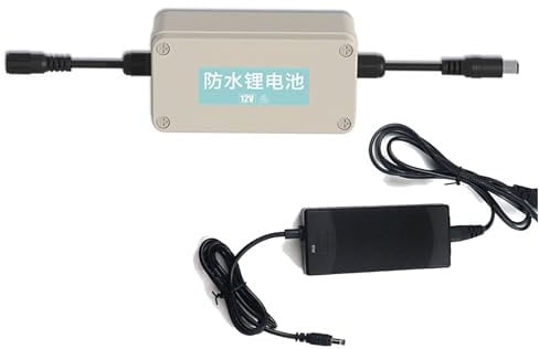 SSCYHT 12V 6Ah 12Ah 15Ah 21Ah 24Ah 33Ah 42Ah Rechargeable Battery with BMS + Waterproof Box 12 Volts Replacement Lithium-ion Battery for Surveillance Security Battery,12V,21Ah
