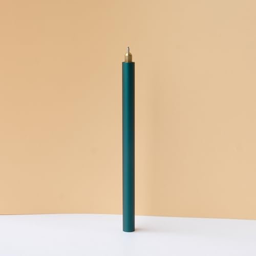 Tom's Studio Lumos Pro Single Tip (Ivy) | Refillable Fineliner, Writing & Brush Pen | Comes with 11 Tips, 3ml Deep Black Ink Sample & 1x Ink Reservoir