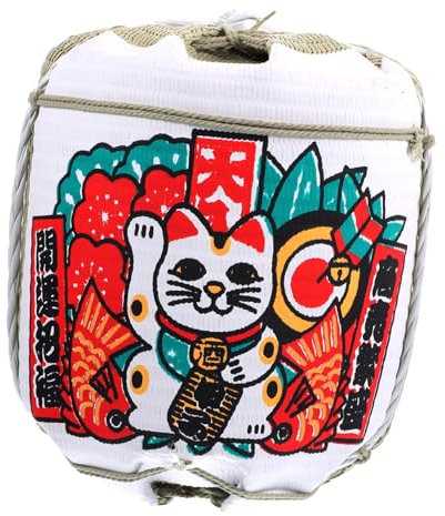 PRETYZOOM Botellas Sake 3 Piezas De Decoración De Barril De Sake Japonés Barril De Bourbon Decoración De Bebidas Goblincore Decoración De Barriles Jarra De Sake Whisky Vino Cerveza Sake Japones Barril