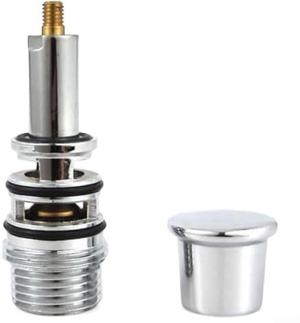 Spring-Loaded Shower Switch Valve, Copper Chrome Plating Triple Bathtub Water Diverter(A1001)