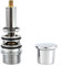 Spring-Loaded Shower Switch Valve, Copper Chrome Plating Triple Bathtub Water Diverter(A1001)