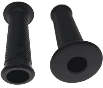 Lenkergriff-Gummis (offen) Schwarz passend für Simson S51, Schwalbe KR51 KR51/1 KR51/2, Sperber, AWO 425, MZ ES/ETS/TS und weitere Oldtimer-Modelle – rutschfest und robust