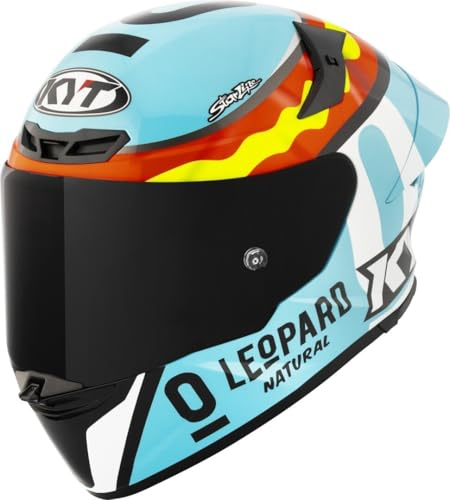 KYT TT-Revo Leopard Replica Casque, rouge/jaune, L (59/60)