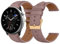 LanQii 20mm Leder Armband für Amazfit Active 2/Active/Bip 3/Bip 3 Pro/Bip/Bip S Uhrenarmband, Weiches Leder Ersatzarmband für Amazfit GTR Mini/GTR 42mm/GTS 4/GTS 4 Mini/GTS 3/GTS 2 - Rosa