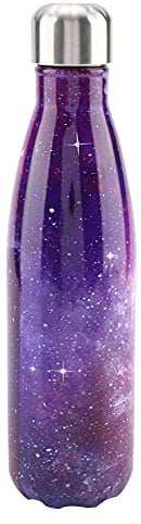 ANKROYU Coke Bottle Shape Insulation Stainless Steel Vacuum Flask Travel Sports Coffee Water Bottle (Purple)
