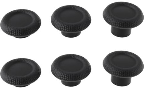 SG Store Lot de 6 joysticks de jeu compatibles avec manette PS5 Simulation 3D Noir