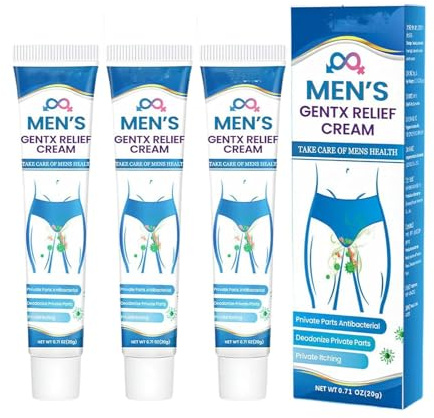 Men's GentX Soothing Cream, eine natürlich kühlende, beruhigende, feuchtigkeitsspendende, erfrischende und nicht fettende Creme zur Linderung von Rötungen und Juckreiz für alle Hauttypen.