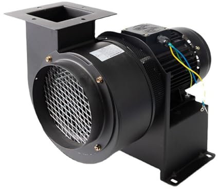 OUHFCASN Resistente ad alta temperatura Piccolo Multi-ala Centrifugo Fan Domestico Barbecue Caldaia Alta Potenza Ventilatore di aria Forte Vento per la circolazione dell'aria (CY125)