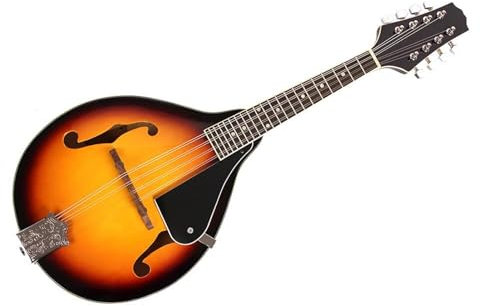 Instrumento Musical Mandolina Eléctrica De Ocho Cuerdas Bk Instrumento De Mandolina Profesional(Yellow)