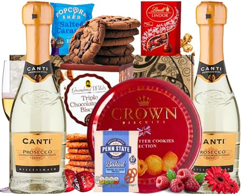 Ant & Chid Wine and Chocolate Hamper Gift Set, Wine Gift Set for Women, Birthday Gifts for Women