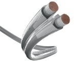 in-akustik 0040214 Premium Lautsprecherkabel Silver 2x 4,0 mm² transp. Meterware (Preis pro Meter)