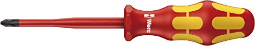 Wera 5006456001 PHS2 x 100 mm 162iS VDE Kraftform Plus Slim Line Screwdriver - Multi-Colour