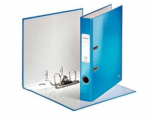 Ordner A4 5cm Wow blau metall. LEITZ 1006-00-36