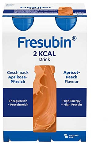 Fresubin 2 kcal Drink Aprikose-Pfirsich Trinkflaschen, 800 ml Lösung
