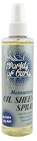 Worlds Of Curls Moisturizing Oil Sheen Spray For Extra Dry Hair 237ml