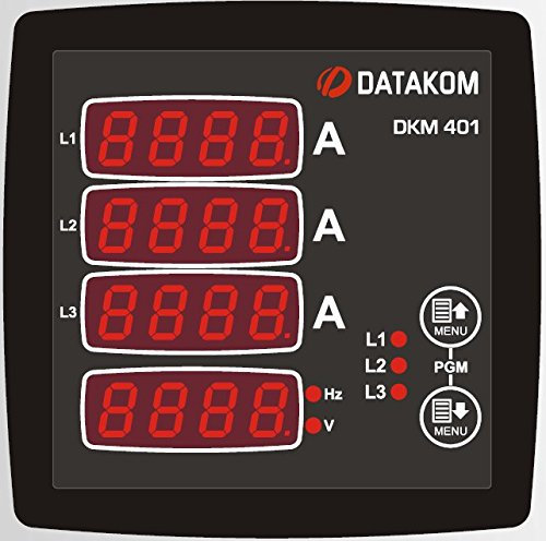 DATAKOM DKM-401 Digital Panel multimetro, 96x96mm, 3 Phase