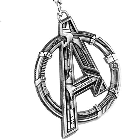 Beaux Bijoux Marvel Pendant- The Avengers Logo Super Hero Cosplay Necklace - Mark A - Gift Box Included