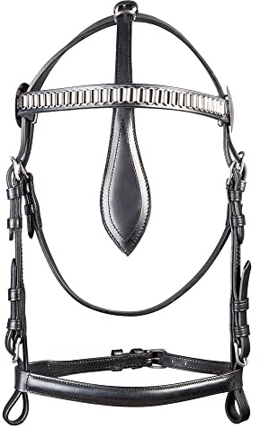 Pfiff 007327 Fahrkopfstück Standard ohne Scheuklappen, Schwarz, Cob