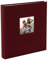 goldbuch 27 892 Bella Vista Fotoalbum mit Bildausschnitt Bordeaux, Erinnerungsalbum im Format 30 x 31 cm, Foto Album 60 weiße Seiten mit Perganim-Trennblättern, Fotobuch mit Leineneinband, Weinrot