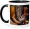 3dRose mug_143209_4 Cowboy Boots, Kemo Sabe shop, Aspen, Colorado, USA-US06 WBI0020-Walter Bibikow Becher, keramik, schwarz