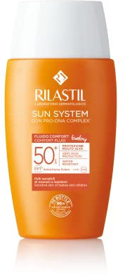 Rilastil Sun System - Fotoprotector Baby Comfort Con Spf 50+, 00% Mineral Para Bebés Desde 0 Meses - 50ml