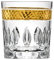 ARNSTADT KRISTALL Whiskyglas Bloom Gold (9 cm) Kristallglas mundgeblasen · handgeschliffen · Handmade in Germany · inkl. 24 Karat Goldrand