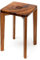 Barhocker, Nussbaum Massivholz Kleiner quadratischer Hocker Klassisches Restaurant Teehaus Hohe Hocker Innendekoration Stuhl Sitzhöhe 48cm