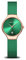 BERING Damen Uhr Quarz Movement - Classic Collection mit Edelstahl und Saphirglas 13326-XXX Armbandsuhren - 3 ATM, Grün/Roségold