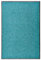vidaXL Fußmatte Waschbar Schmutzfangmatte Türmatte Fußabtreter Schmutzmatte Schmutzfangläufer Sauberlaufmatte Innen Außen Cyan 60x90cm