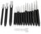 Mechanics Punch and Chisel Set, 16 Pieces Heavy Duty Anti-Rust Mechanics Punches and Chisel Set Pin Centre Taper Cold Gauge for Bolting Carving Masonry