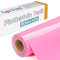 Lya Vinyl Plotterfolie Textil, 30,5 × 457,5cm Rosa Flexfolie Plotter Textil für Cricut und Silhouette Cameo, Textilfolie Plotter für DIY Stoff und Shirt