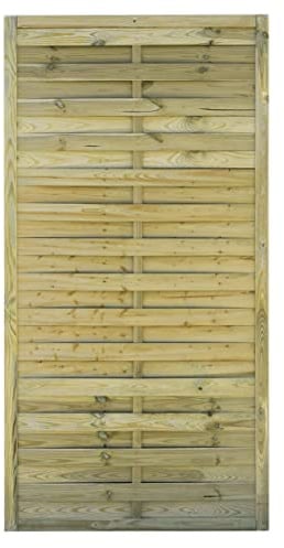 AVANTI TRENDSTORE - Larissa - 1x Recinto intrecciato in legno massiccio di pino, misura 90x180 cm