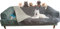 cometrade wasserdichte Hundedecke mit großer wiederverwendbarer Fusselrolle, rutschfeste Haustierdecke für Sofa und Couch, maschinenwaschbar, 210 x 130 cm, dunkelgrau