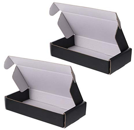 MAGICLULU Lagerkarton Versandkarton 15stk. Wellpappe Flugzeugkarton Weiß Karton Schnellaufbau Geeignet für Postversand und Lagerung