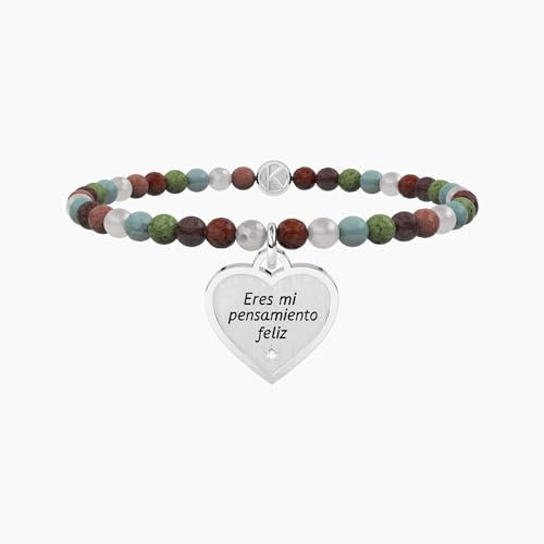 KIDULT - Armband aus Edelstahl 316L mit Kristallsteinen | Love, Edelstahl, Nicht zutreffend.