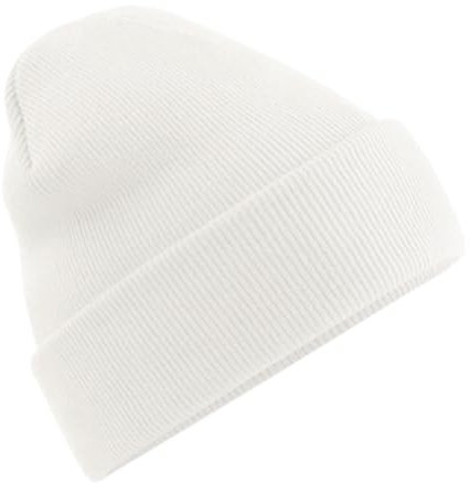 JILANI HANDICRAFT Weiche mehrfarbige Wintermützen, Strickmützen für Damen und Herren, Strickmützen, einfarbige Beanies, Weiss/opulenter Garten, Einheitsgröße