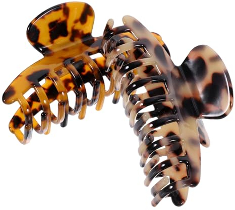 MAGICLULU 2St Leopard große Haarspange Haarspangen halten Kopfbedeckungen für Damen haarklammer groß große Haarspangen Haar Klammern Krallenclip große Haarklammer Klaue Haarspange Essigsäure