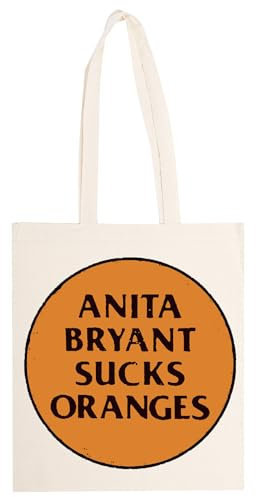 Kwantees Retro 1977 Lgbt+ Protest Slogan Beige Totebag Umweltfreundliche Unisex-Tasche
