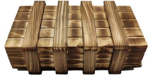 Puzzle-Box für Geld – Puzzle aus Holz | sichere Puzzle-Box für Puzzle, Holzbox mit Geheimfächern, leichte Puzzlebox aus Holz