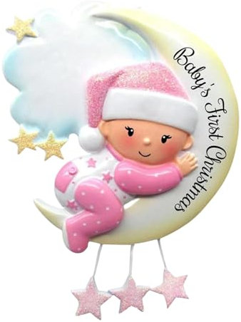 1° Natale per albero di Natale, decorazioni per neonati a forma di neve | Ciondolo albero di Natale primo Natale del bambino Ciondolo pupazzo di neve in resina,Ciondolo pupazzo di neve in resina, o