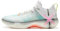 LI-NING Wade Shadow 6 Serie Herren-Basketballschuhe Futter rutschfest Professionelle Stoßdämpfung Sneaker Sportschuhe Weiß Hellgrün EU 42 1/3