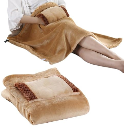 Manta térmica USB para invierno, manta cálida portátil, de calentamiento rápido, calefacción eléctrica, cubierta inalámbrica, cubierta de voltaje, calefacción USB, calefacción multifuncional, manta