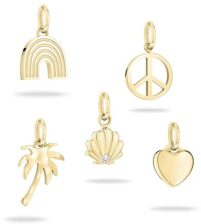 Tamaris Charm-Anhänger TJ-0640-P-05 Edelstahl IP Gold