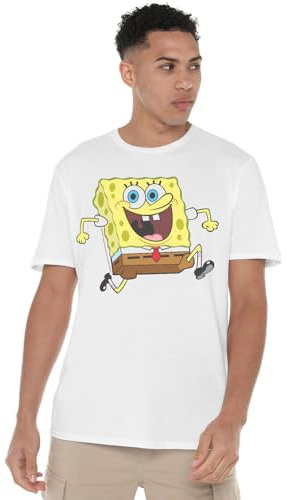 Spongebob Squarepants Unisex Spongebob Happy Running Spongebob Unisex T Shirt T-Shirt
