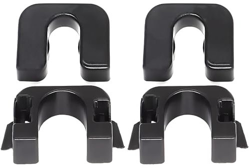 Crozgan 2 Set hintere Hutablage Clips Auto schwarz Kofferraum Gepäckträger Halterung für Ford Focus Fiesta Nissan Mondeo B-MAX Citroen DS3 C3 1539663 015532109E 8A6146698AA